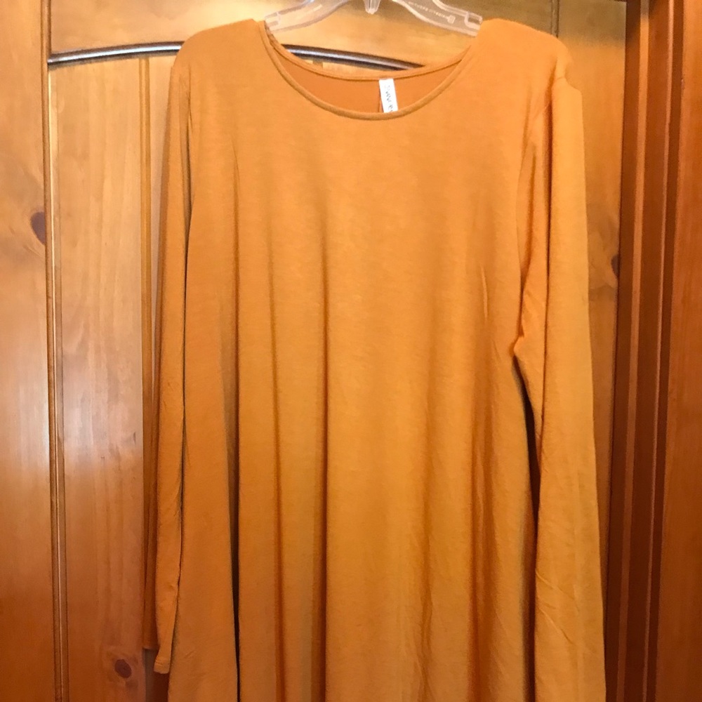 2xl Goldenrod Pocket Tunic